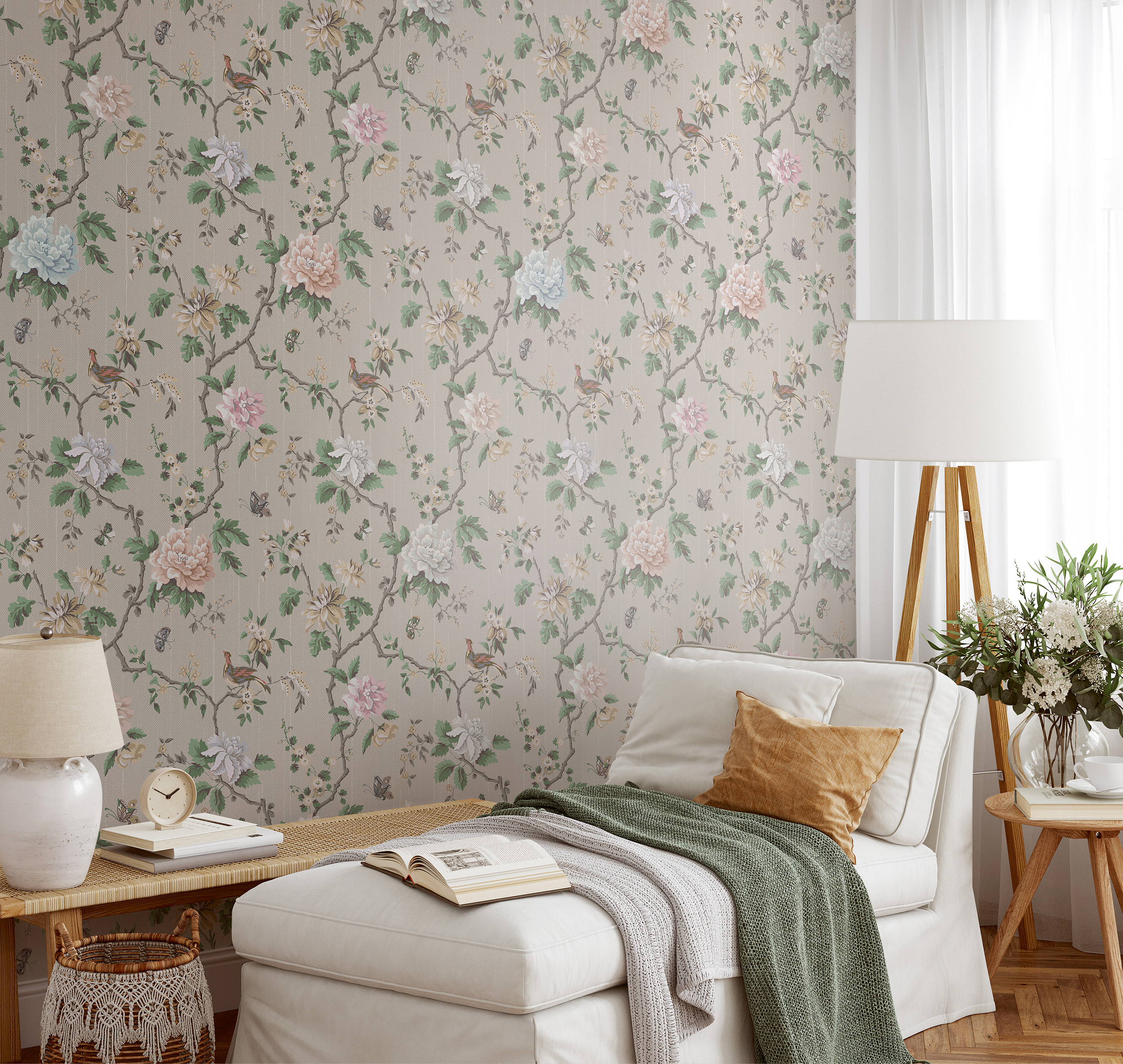 Панно Loymina Шелковый путь Шинуазри: Императорский сад SLK1 002/3 3×3 фото в интерьере Панно Loymina Шелковый путь Шинуазри: Императорский сад SLK1 002/3 3×3 фото в интерьере